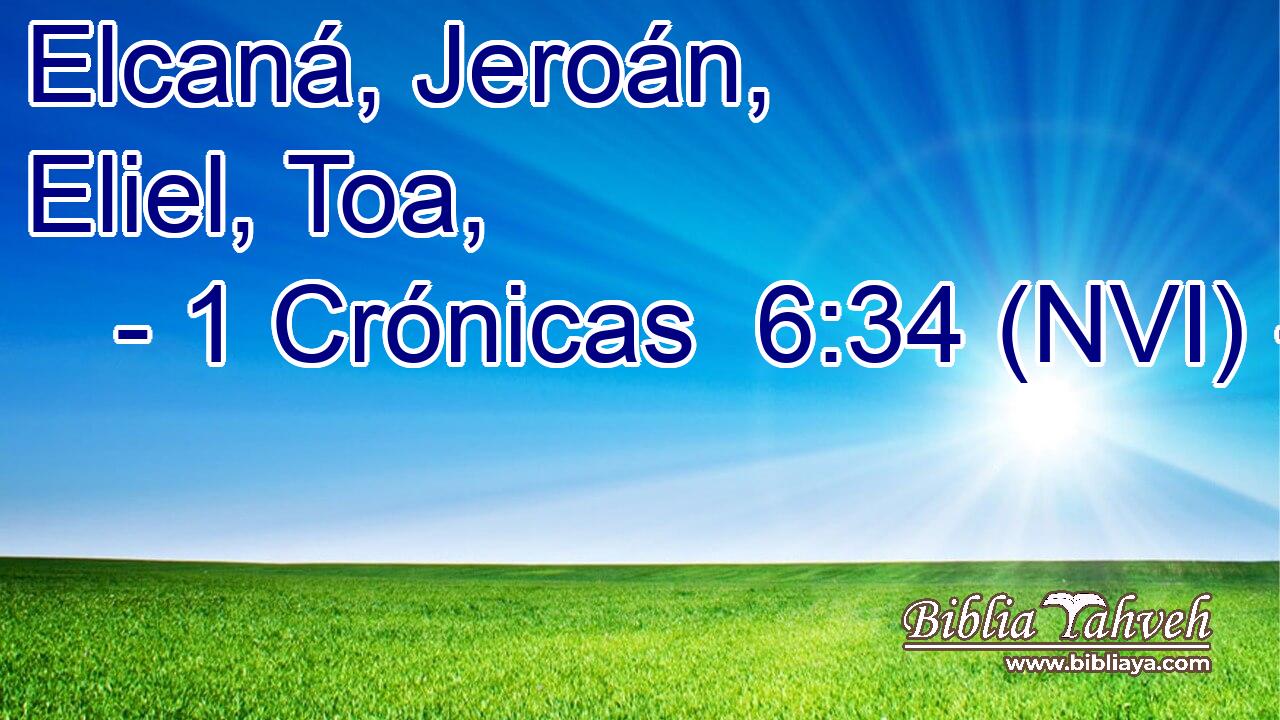  Elcaná, Jeroán, Eliel, Toa, 