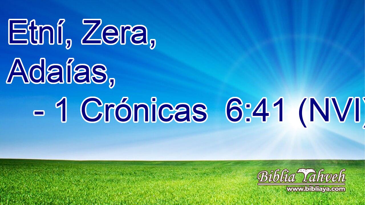  Etní, Zera, Adaías, 