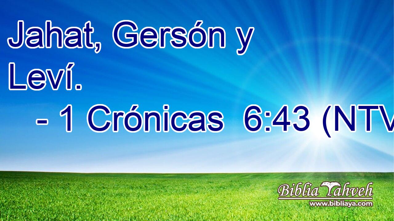 Jahat, Gersón y Leví.