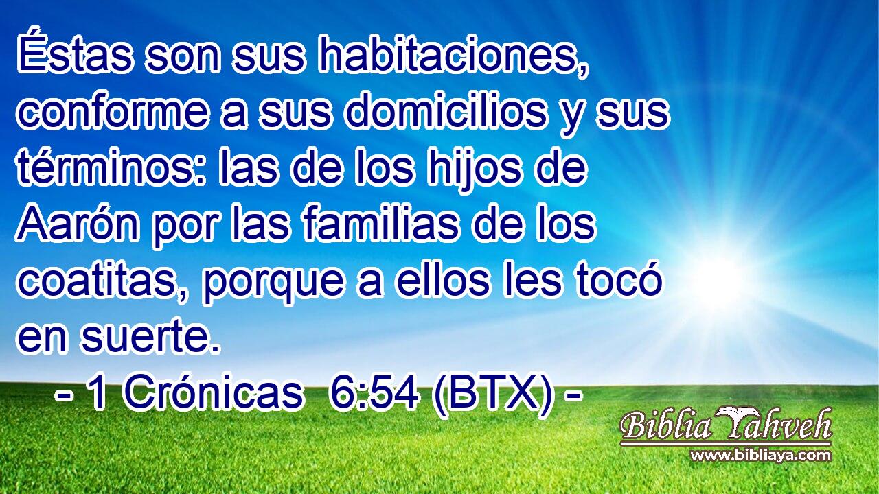 Éstas son sus habitaciones, conforme a sus domicilios y sus términos: las de los hijos de Aarón por las familias de los coatitas, porque a ellos les tocó en suerte.