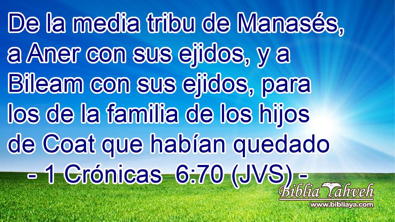 De la media tribu de Manasés, a Aner con sus ejidos, y a Bileam con sus ejidos, para los de la familia de los hijos de Coat que habían quedado