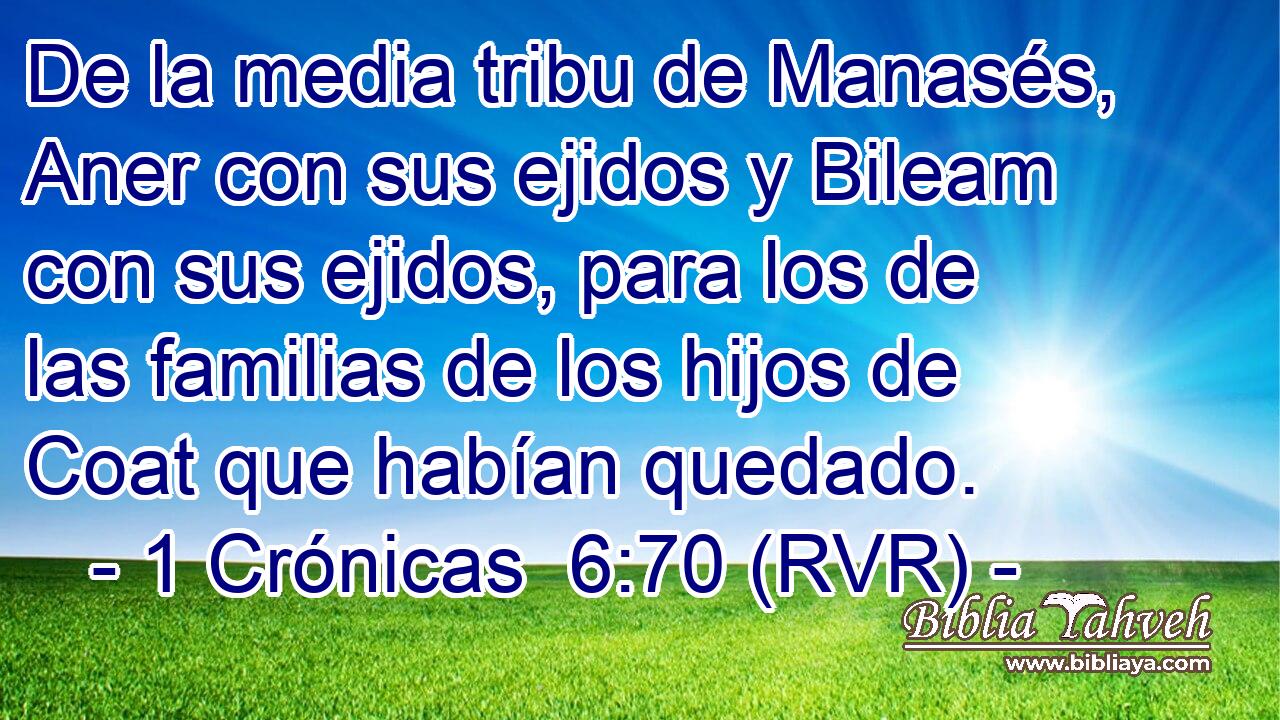 De la media tribu de Manasés, Aner con sus ejidos y Bileam con sus ejidos, para los de las familias de los hijos de Coat que habían quedado.