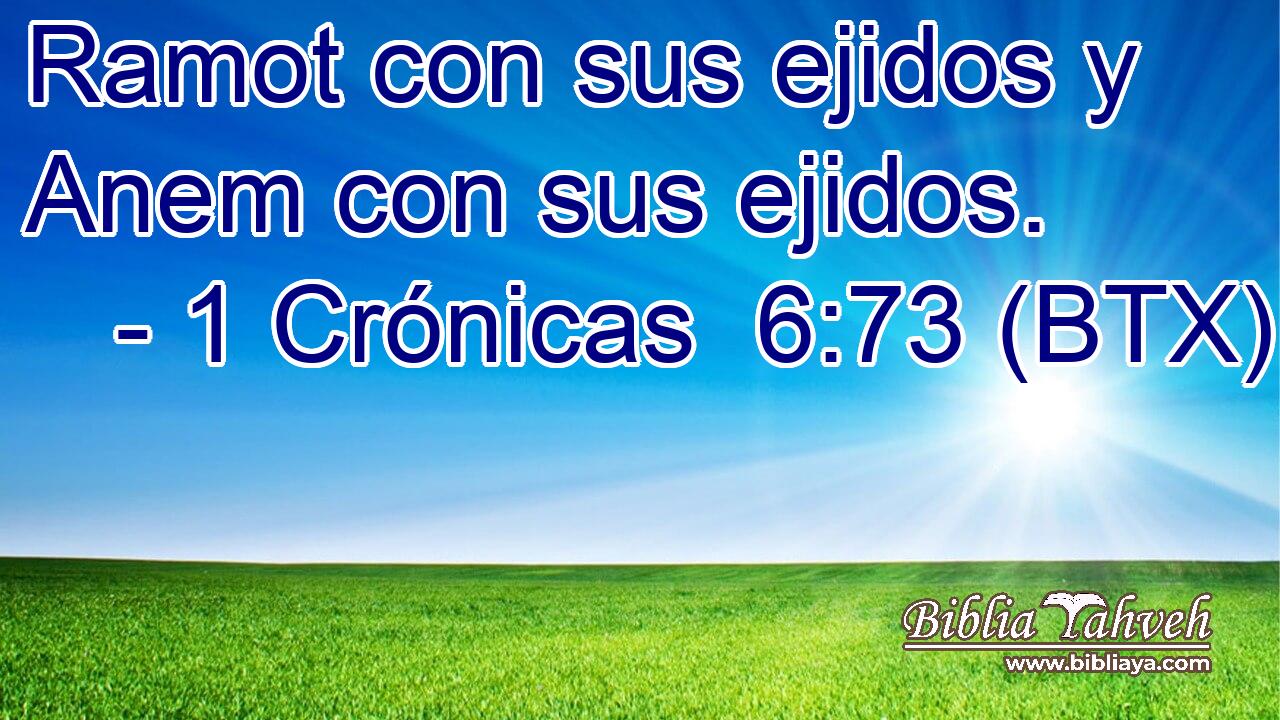 Ramot con sus ejidos y Anem con sus ejidos.