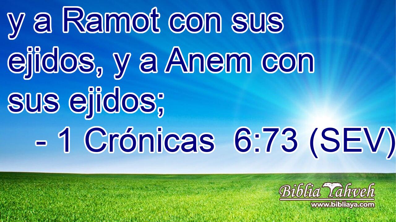 y a Ramot con sus ejidos, y a Anem con sus ejidos;