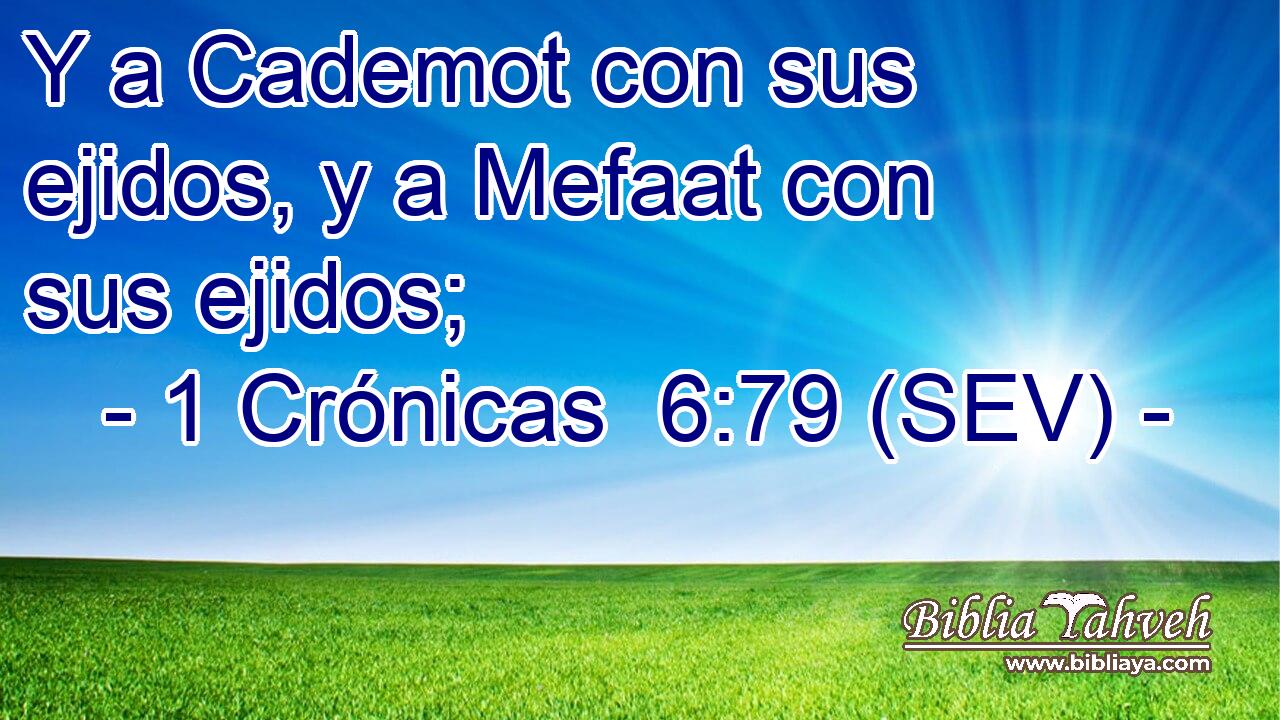 Y a Cademot con sus ejidos, y a Mefaat con sus ejidos;