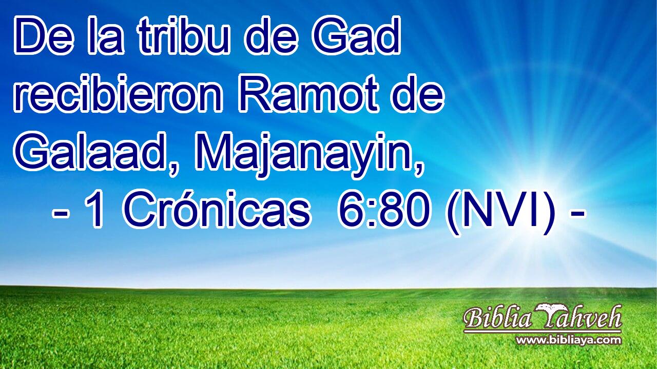  De la tribu de Gad recibieron Ramot de Galaad, Majanayin, 