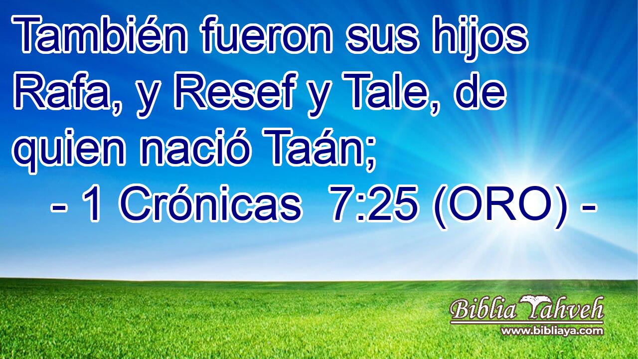  También fueron sus hijos Rafa, y Resef y Tale, de quien nació Taán; 