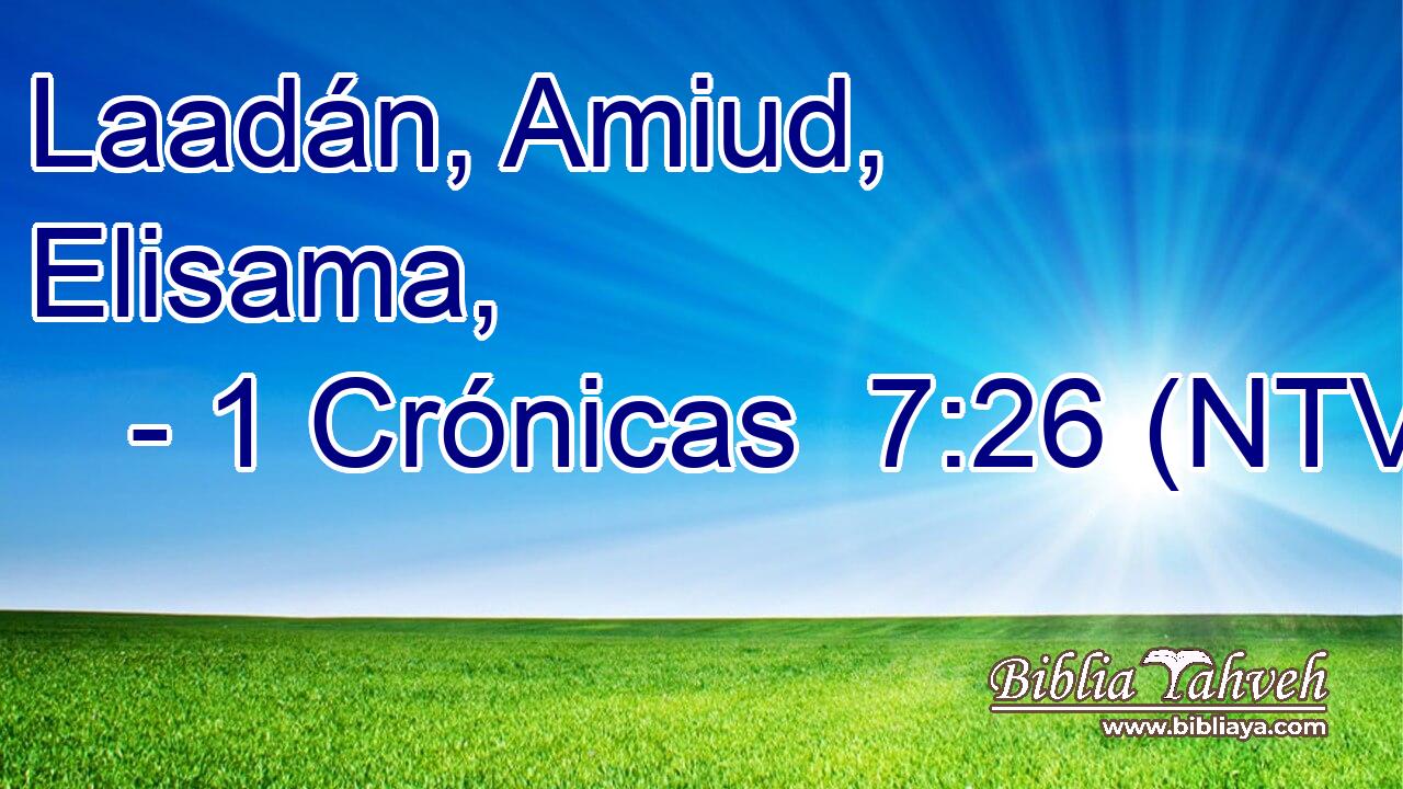 Laadán, Amiud, Elisama,