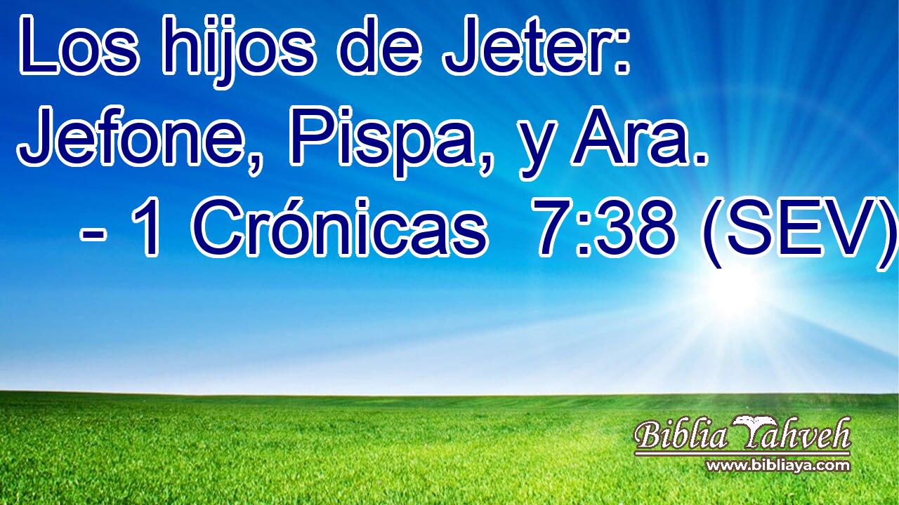 Los hijos de Jeter: Jefone, Pispa, y Ara.