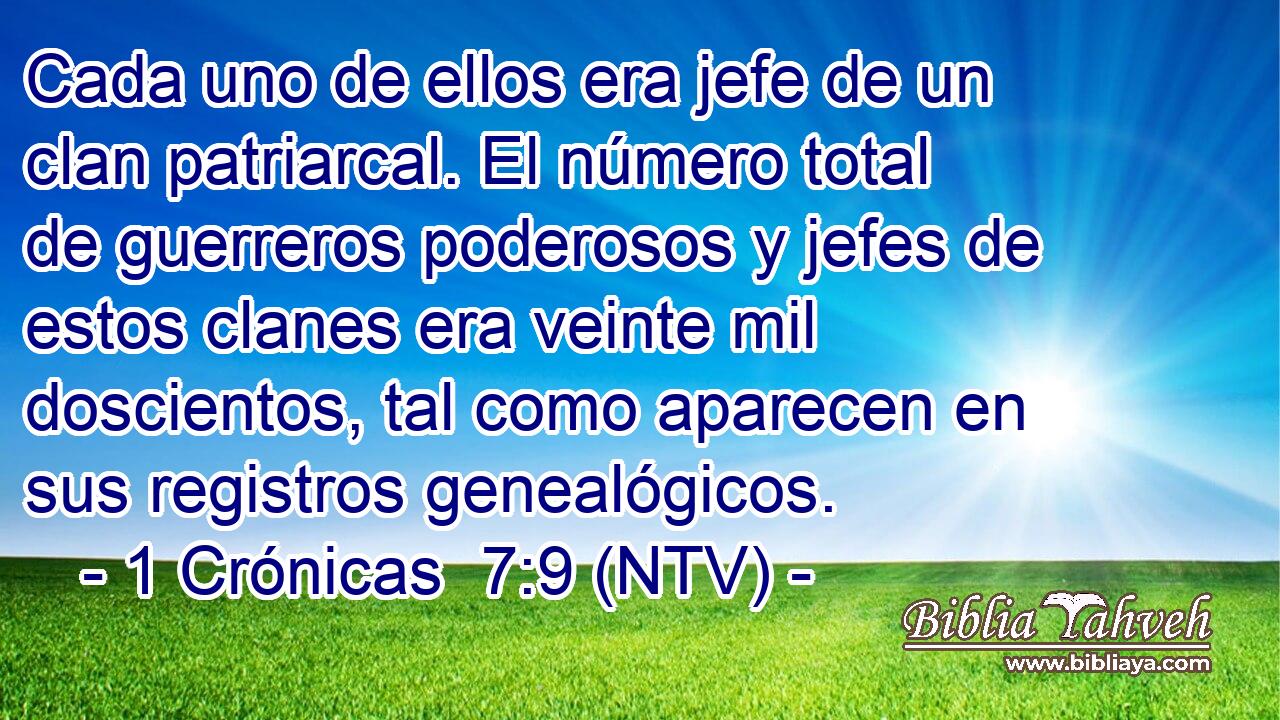 Cada uno de ellos era jefe de un clan patriarcal. El número total de guerreros poderosos y jefes de estos clanes era veinte mil doscientos, tal como aparecen en sus registros genealógicos.