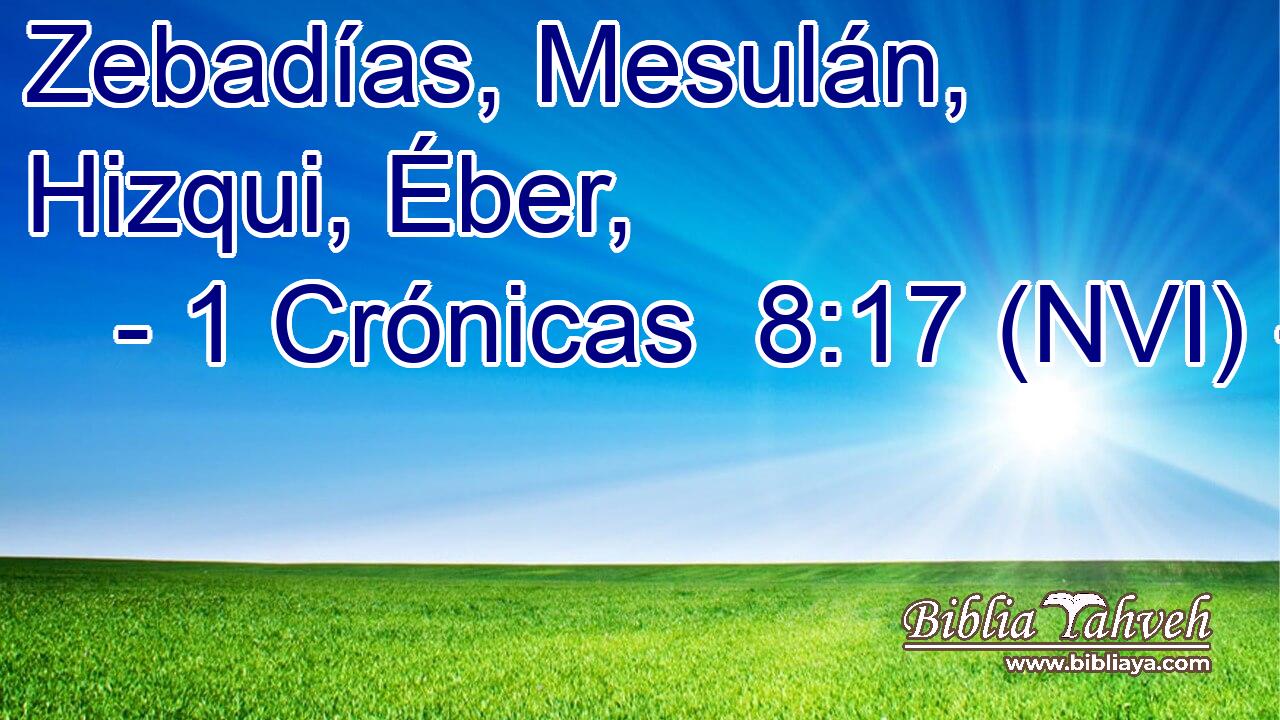  Zebadías, Mesulán, Hizqui, Éber, 