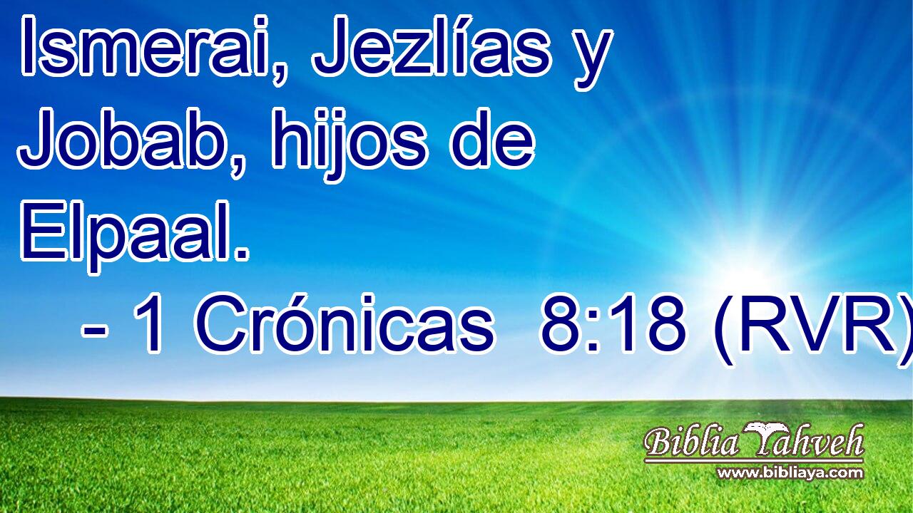 Ismerai, Jezlías y Jobab, hijos de Elpaal.