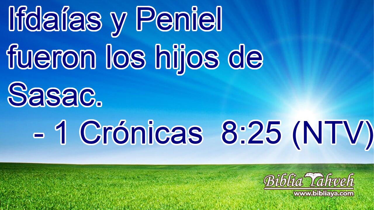 Ifdaías y Peniel fueron los hijos de Sasac.