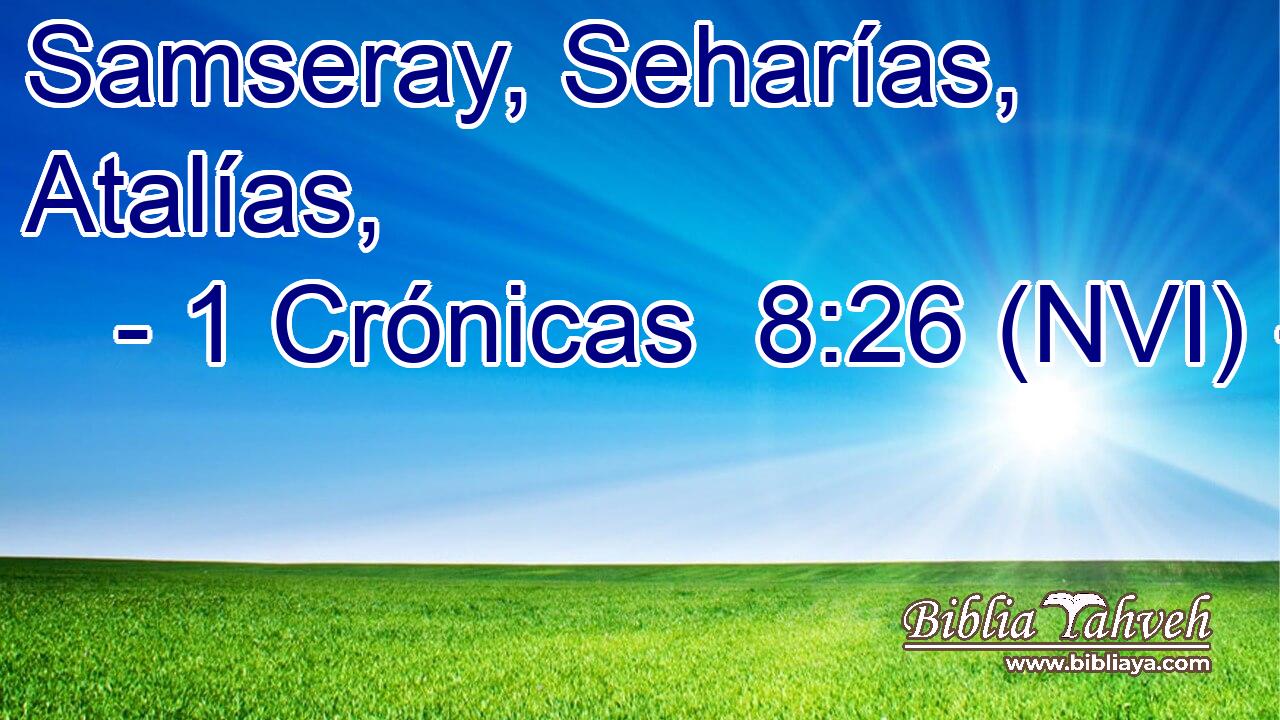  Samseray, Seharías, Atalías, 