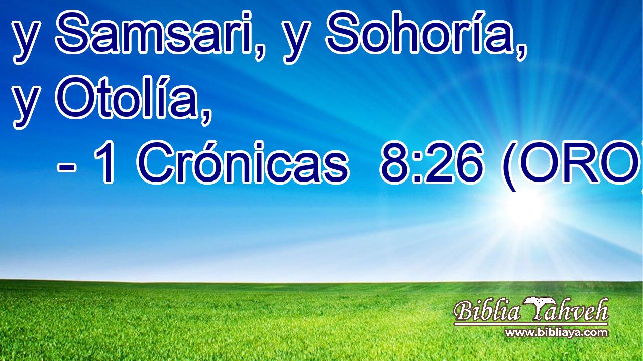  y Samsari, y Sohoría, y Otolía, 