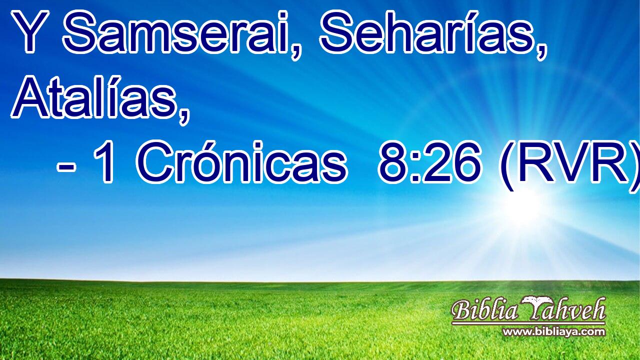 Y Samserai, Seharías, Atalías,