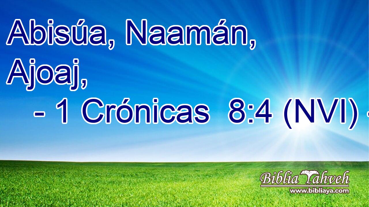  Abisúa, Naamán, Ajoaj, 