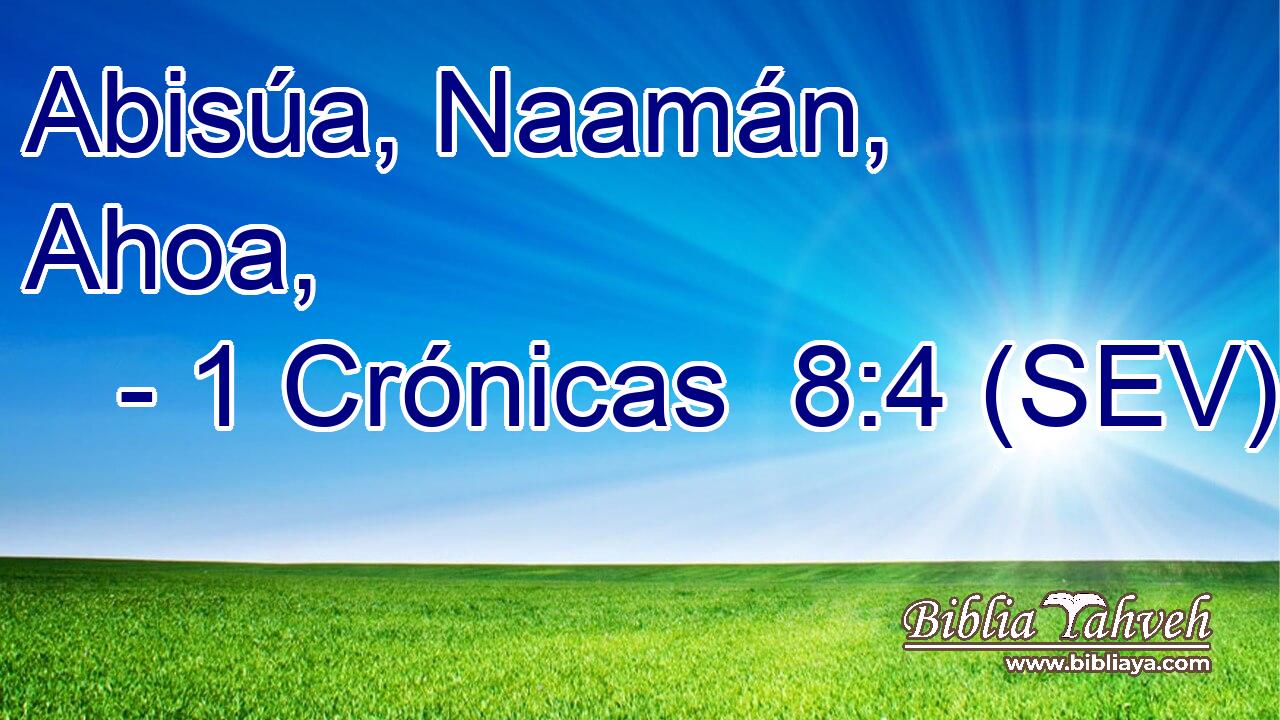 Abisúa, Naamán, Ahoa,