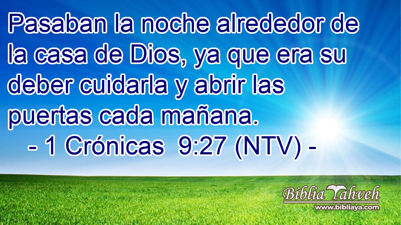 Pasaban la noche alrededor de la casa de Dios, ya que era su deber cuidarla y abrir las puertas cada mañana.