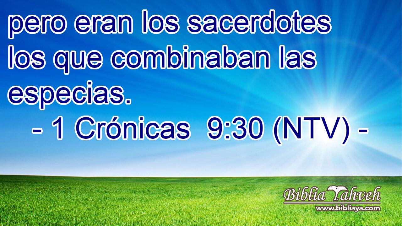 pero eran los sacerdotes los que combinaban las especias.