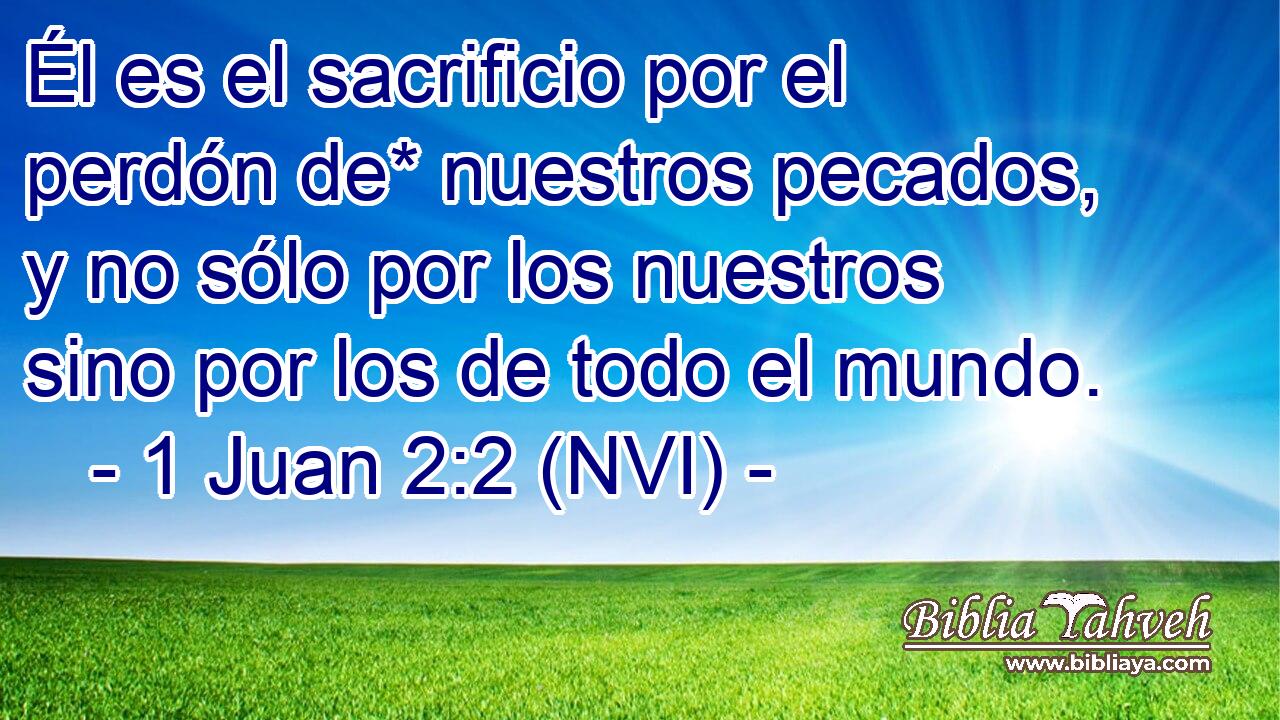  Él es el sacrificio por el perdón de* nuestros pecados, y no sólo por los nuestros sino por los de todo el mundo. 
