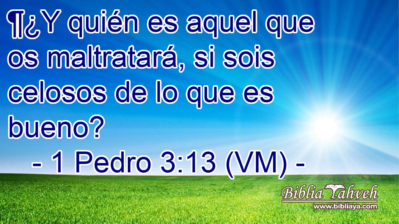  ¶¿Y quién es aquel que os maltratará, si sois celosos de lo que es bueno? 