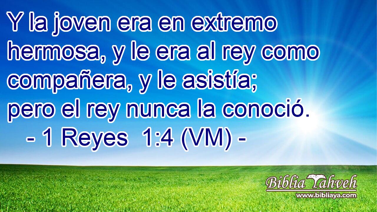  Y la joven era en extremo hermosa, y le era al rey como compañera, y le asistía; pero el rey nunca la conoció. 