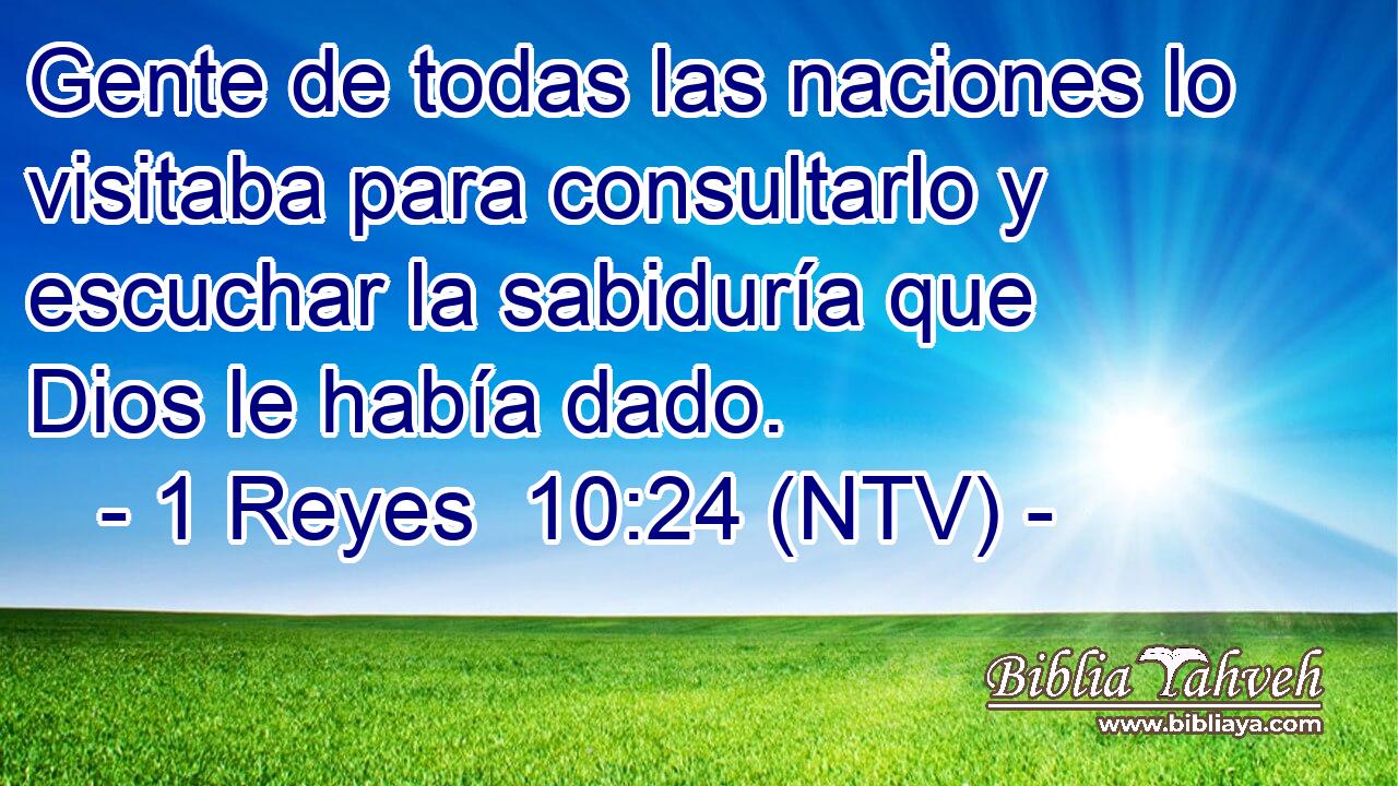 Gente de todas las naciones lo visitaba para consultarlo y escuchar la sabiduría que Dios le había dado.
