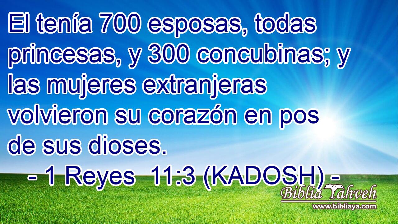  El tenía 700 esposas, todas princesas, y 300 concubinas; y las mujeres extranjeras volvieron su corazón en pos de sus dioses. 