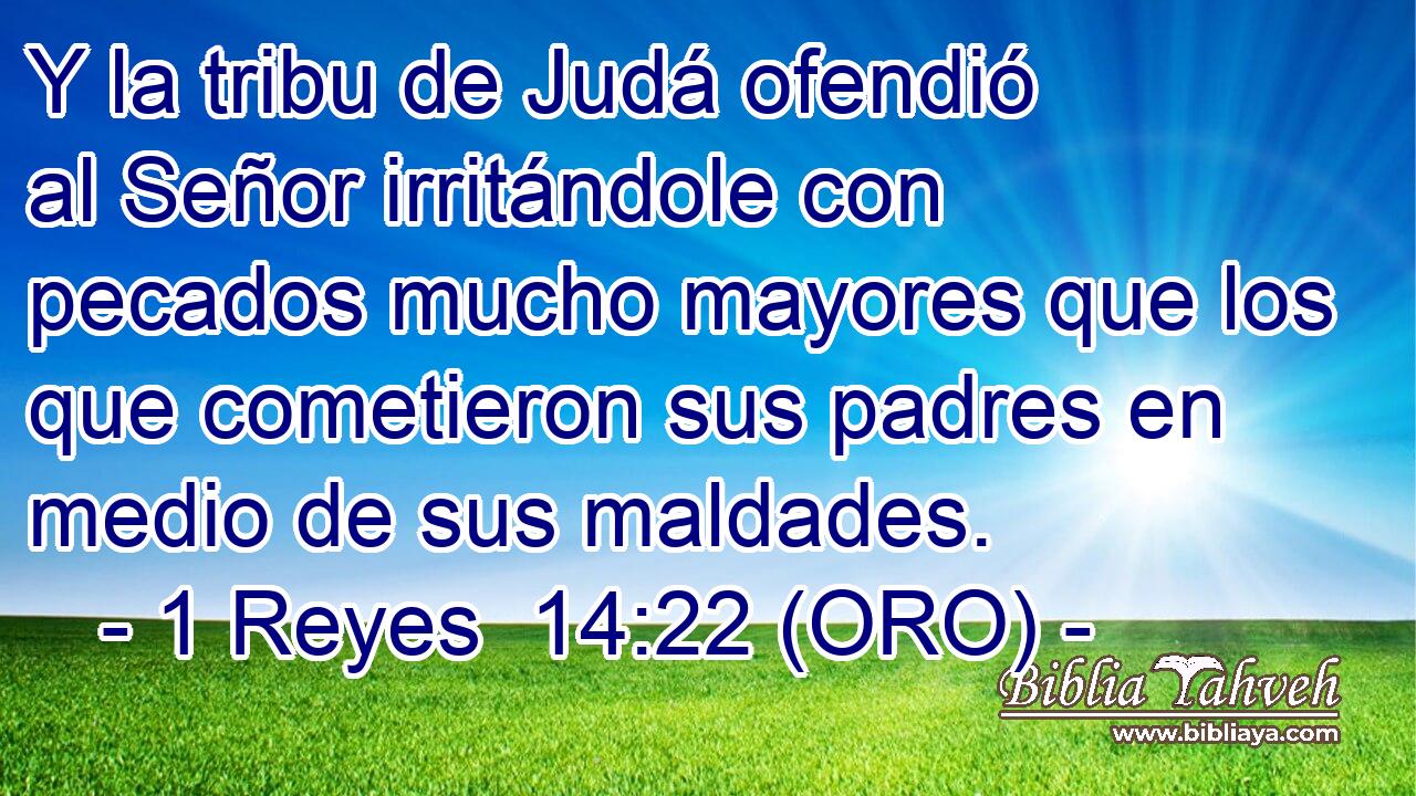  Y la tribu de Judá ofendió al Señor irritándole con pecados mucho mayores que los que cometieron sus padres en medio de sus maldades. 