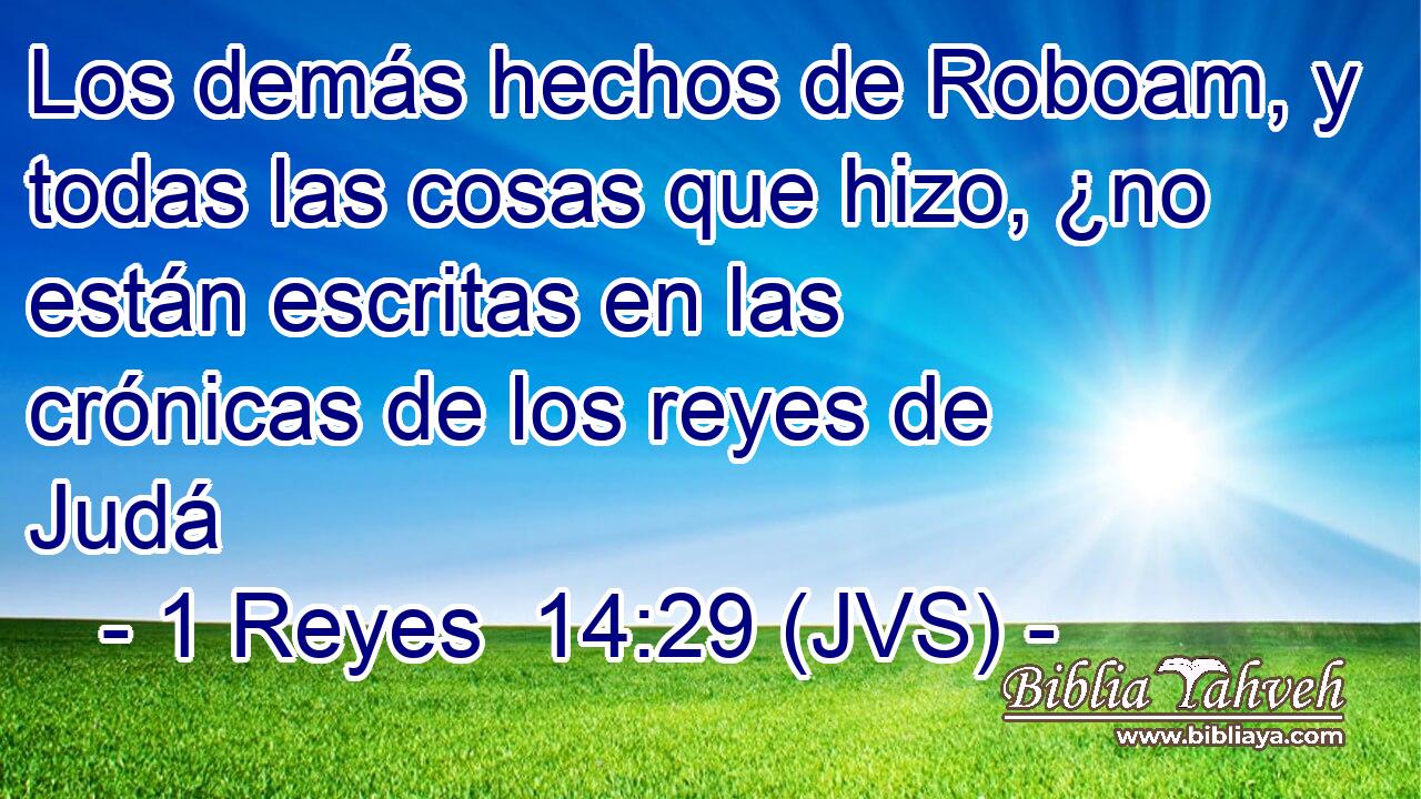 Los demás hechos de Roboam, y todas las cosas que hizo, ¿no están escritas en las crónicas de los reyes de Judá