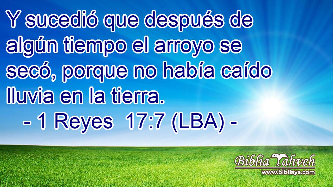 Y sucedió que después de algún tiempo el arroyo se secó, porque no había caído lluvia en la tierra.