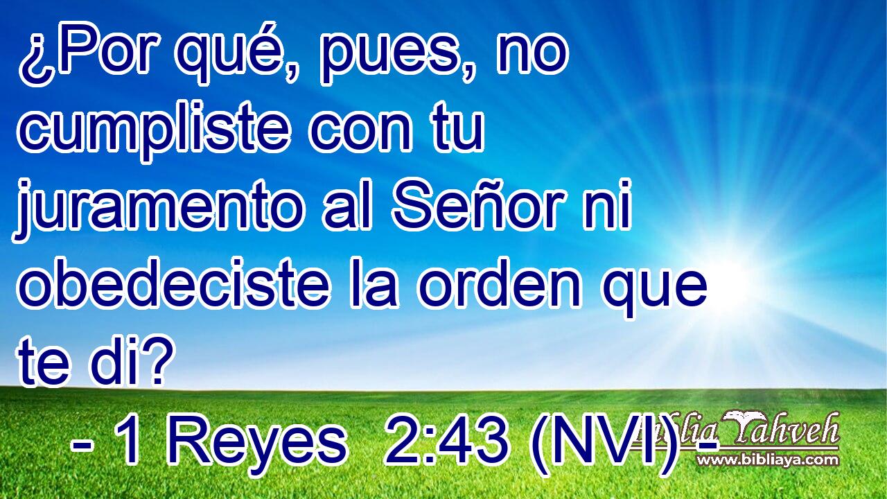  ¿Por qué, pues, no cumpliste con tu juramento al Señor ni obedeciste la orden que te di? 