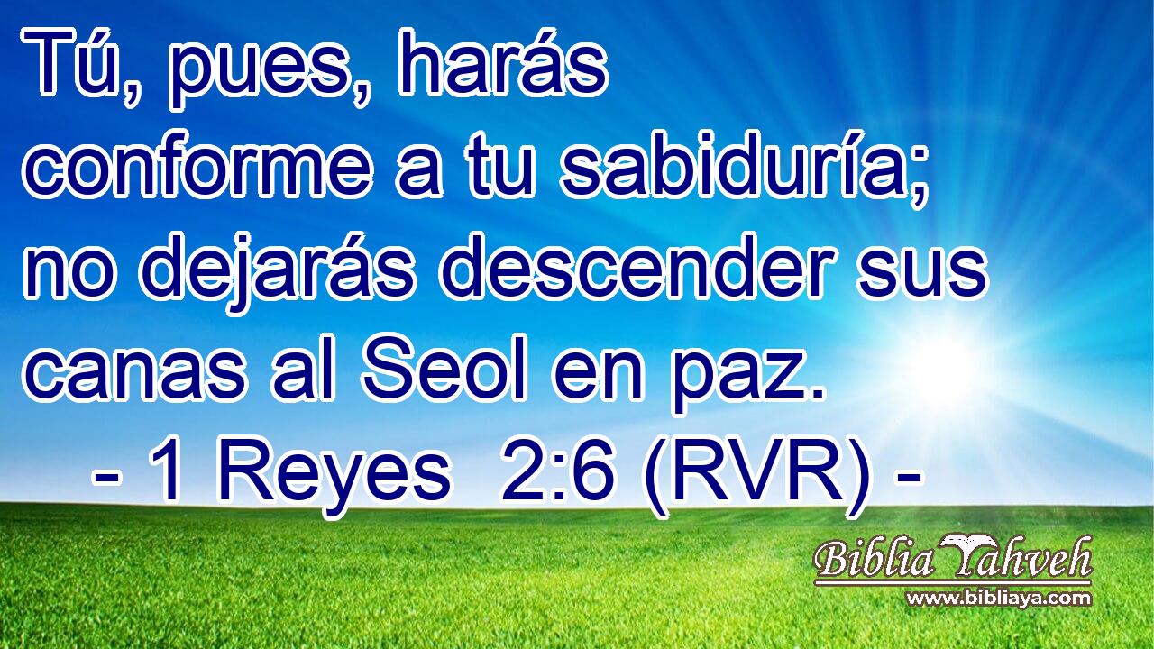 Tú, pues, harás conforme a tu sabiduría; no dejarás descender sus canas al Seol en paz.