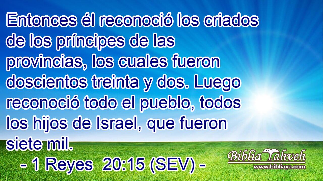 Entonces él reconoció los criados de los príncipes de las provincias, los cuales fueron doscientos treinta y dos. Luego reconoció todo el pueblo, todos los hijos de Israel, que fueron siete mil.