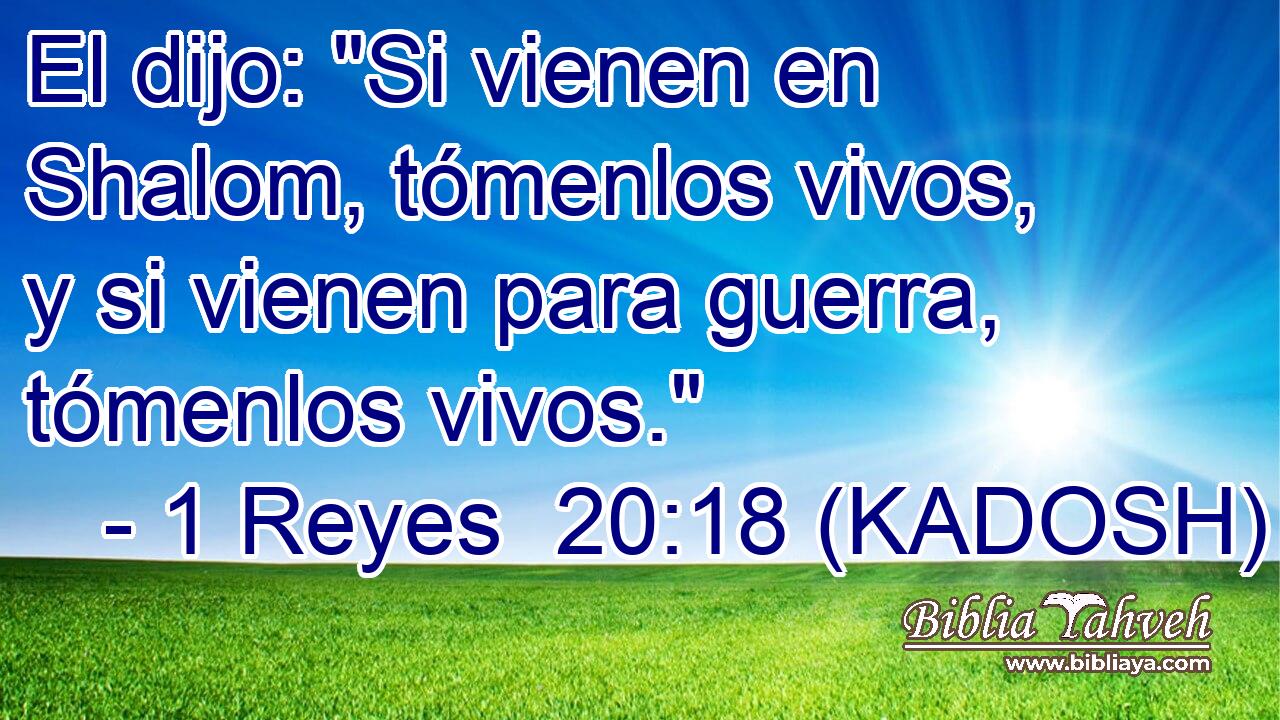  El dijo: 