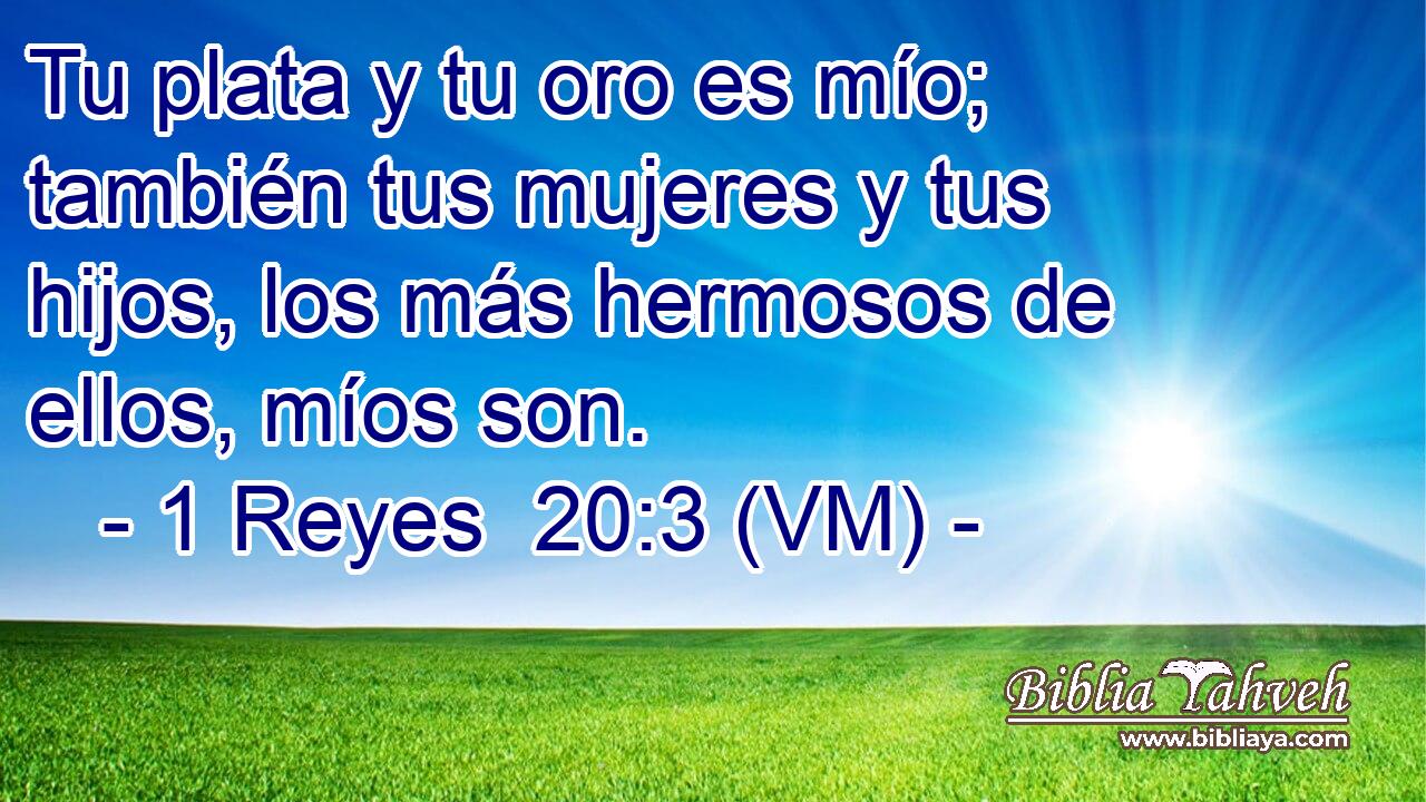  Tu plata y tu oro es mío; también tus mujeres y tus hijos, los más hermosos de ellos, míos son. 