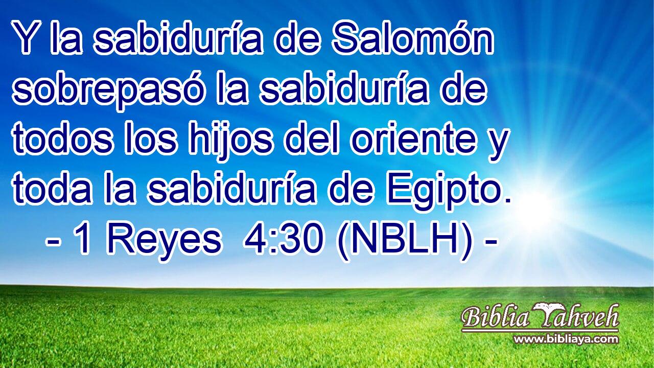 la sabiduria de salomon biblia