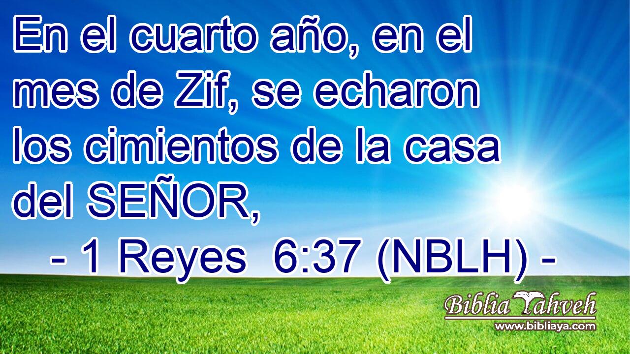  En el cuarto año, en el mes de Zif, se echaron los cimientos de la casa del SEÑOR, 