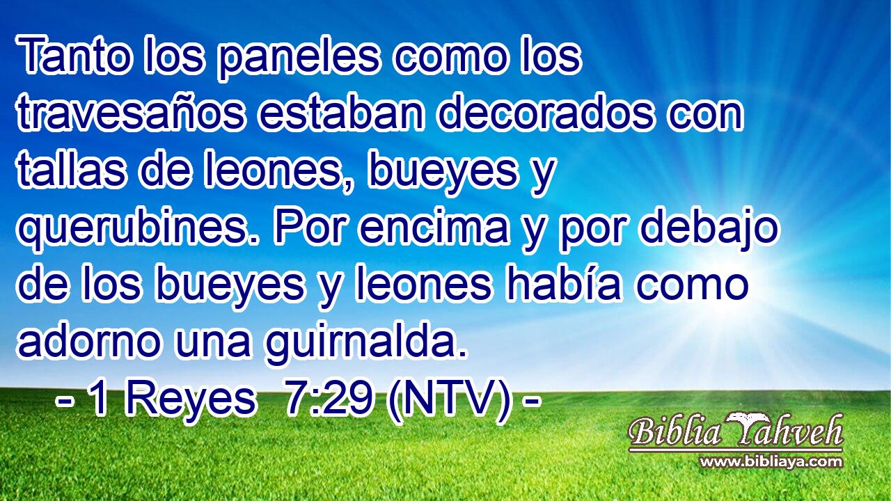 Tanto los paneles como los travesaños estaban decorados con tallas de leones, bueyes y querubines. Por encima y por debajo de los bueyes y leones había como adorno una guirnalda.