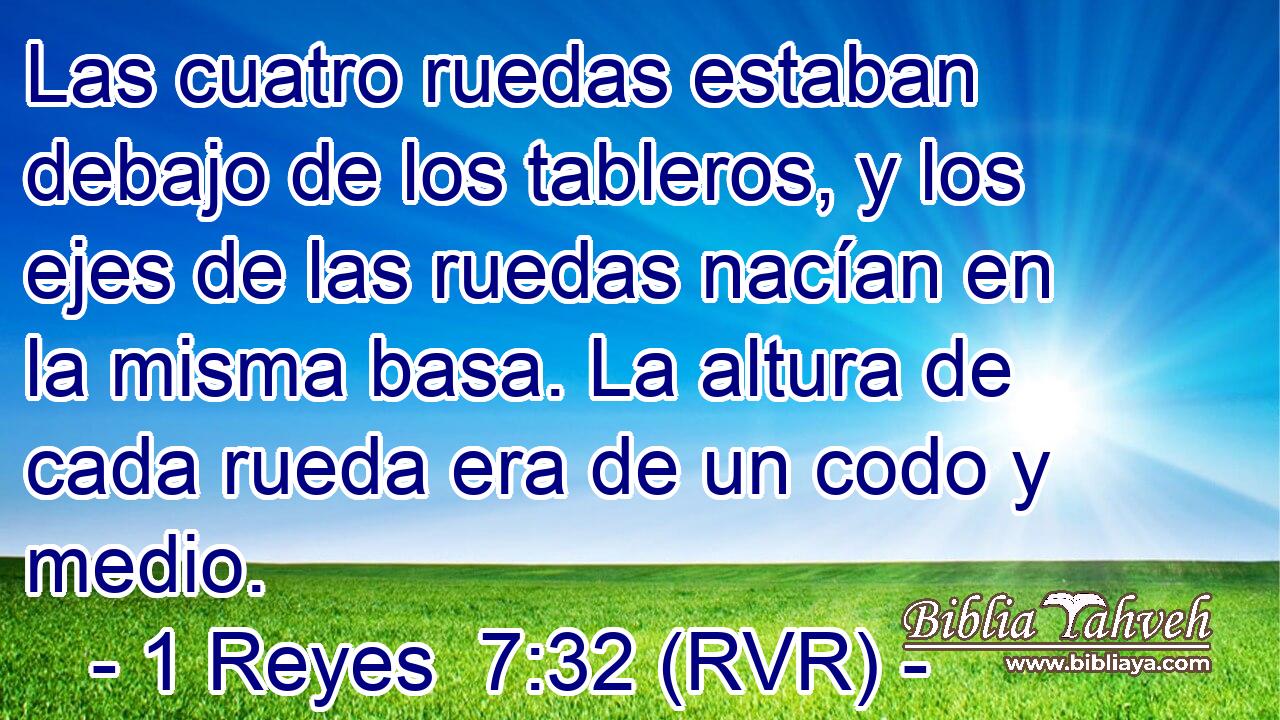 Las cuatro ruedas estaban debajo de los tableros, y los ejes de las ruedas nacían en la misma basa. La altura de cada rueda era de un codo y medio.