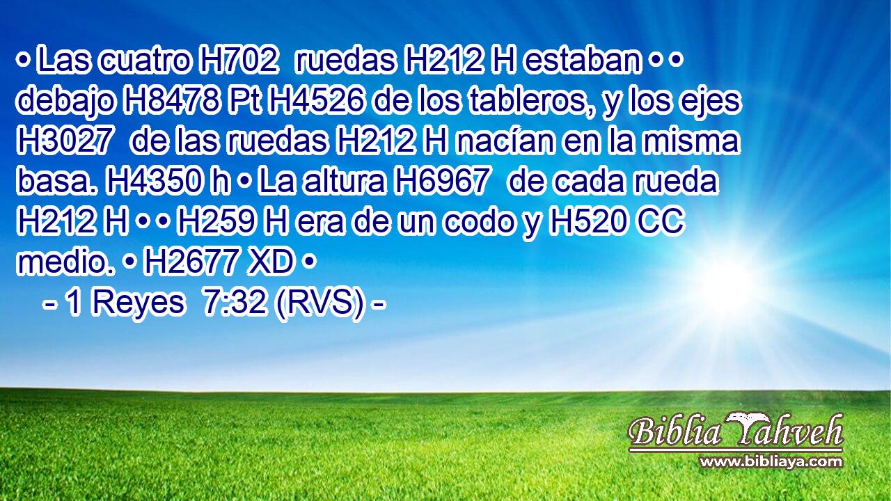 • Las cuatro H702  ruedas H212 H estaban • • debajo H8478 Pt H4526 de los tableros, y los ejes H3027  de las ruedas H212 H nacían en la misma basa. H4350 h • La altura H6967  de cada rueda H212 H • • H259 H era de un codo y H520 CC medio. • H2677 XD • 