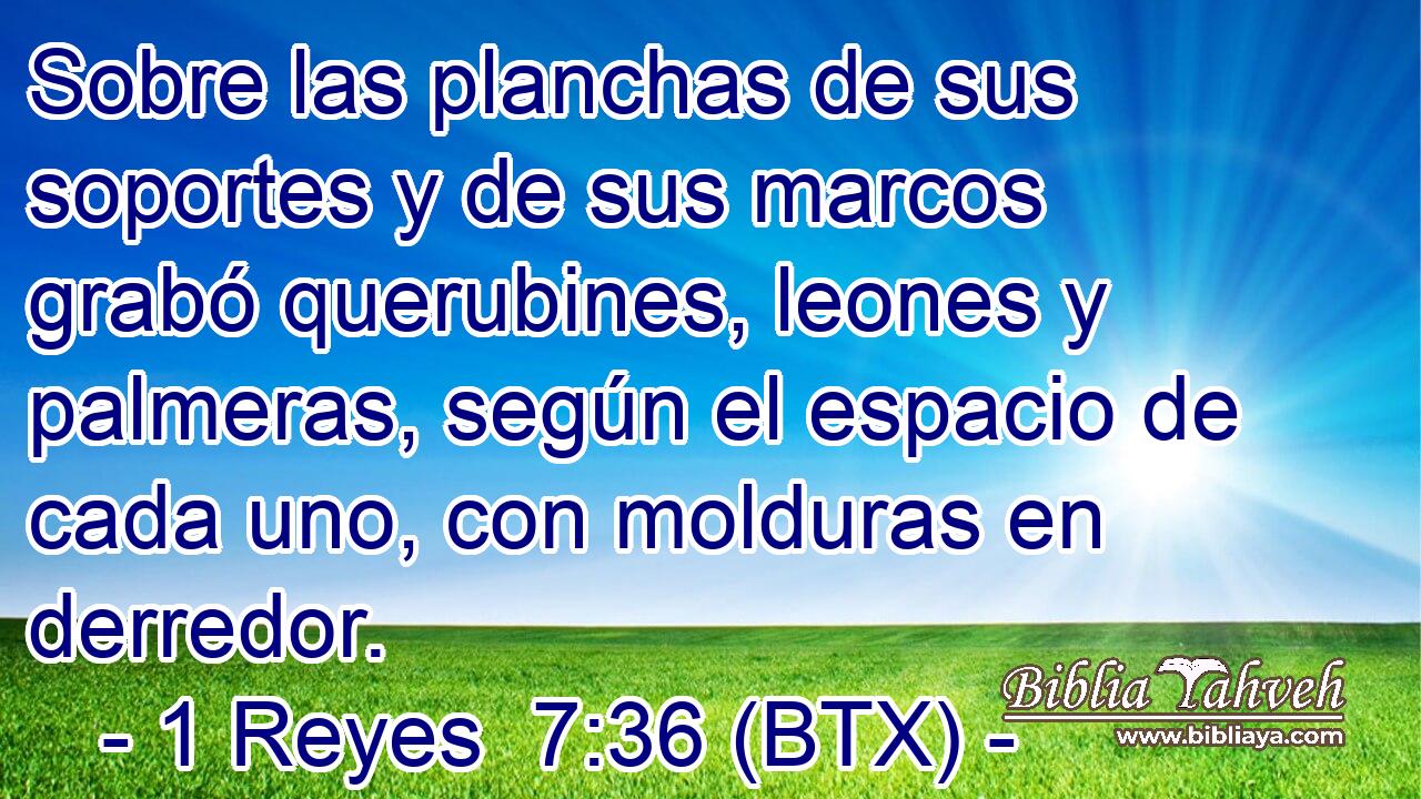 Sobre las planchas de sus soportes y de sus marcos grabó querubines, leones y palmeras, según el espacio de cada uno, con molduras en derredor.