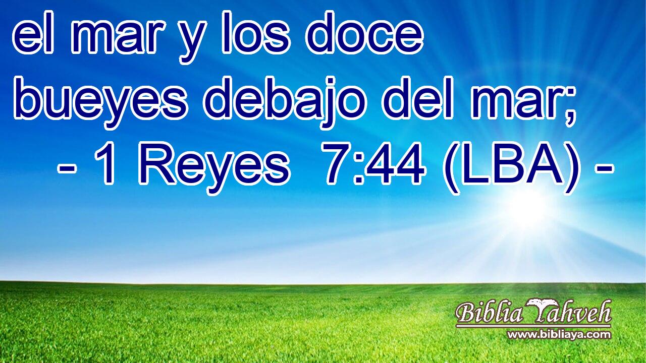el mar y los doce bueyes debajo del mar;