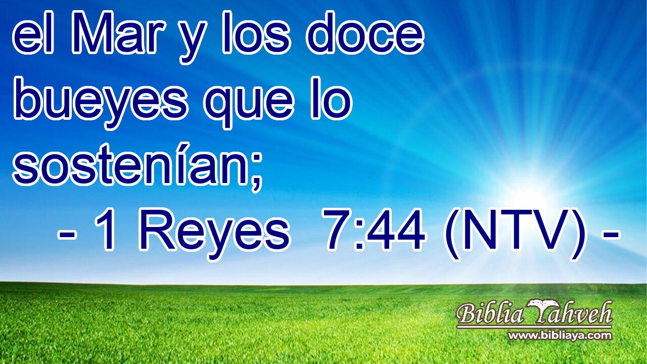 el Mar y los doce bueyes que lo sostenían;