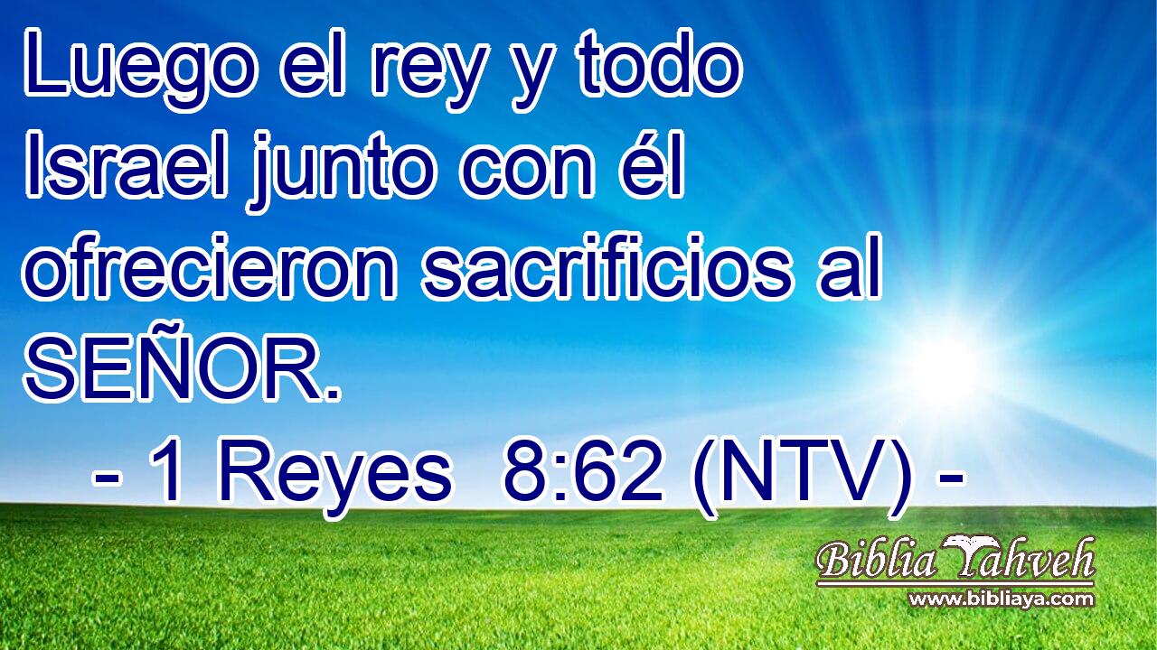 Luego el rey y todo Israel junto con él ofrecieron sacrificios al SEÑOR.