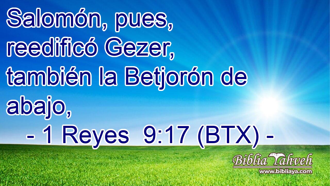 Salomón, pues, reedificó Gezer, también la Betjorón de abajo,