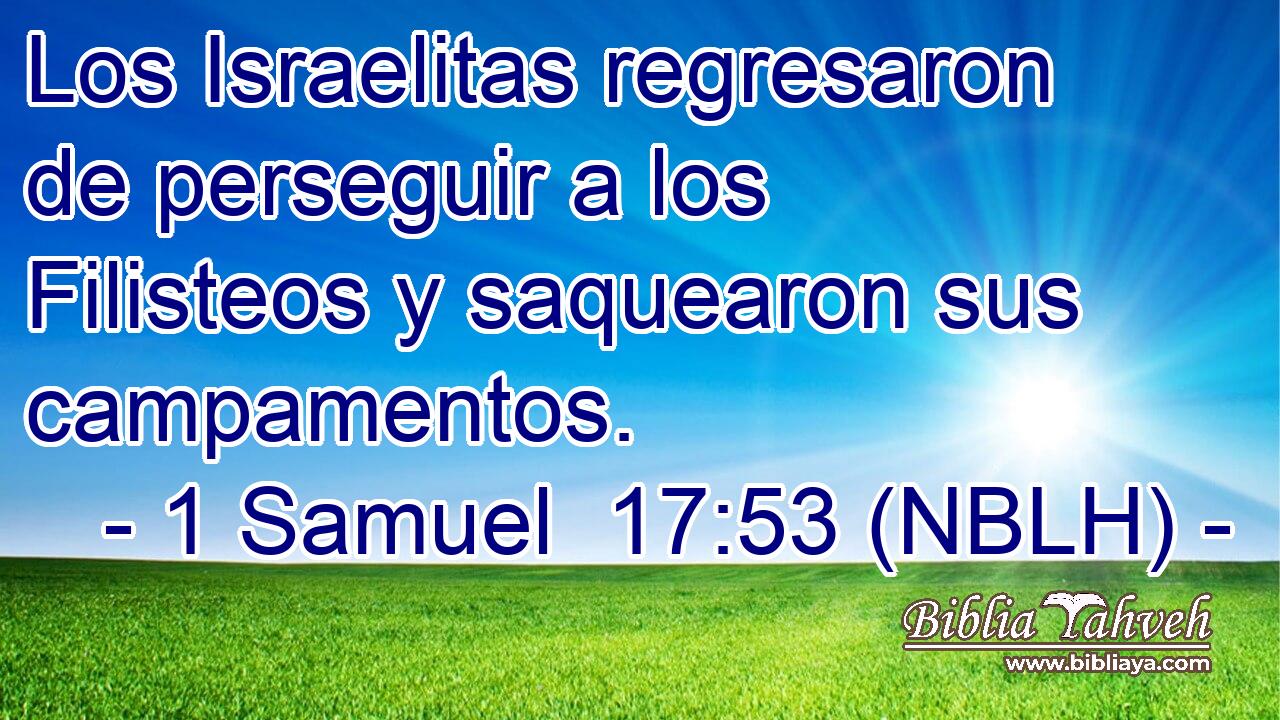  Los Israelitas regresaron de perseguir a los Filisteos y saquearon sus campamentos. 