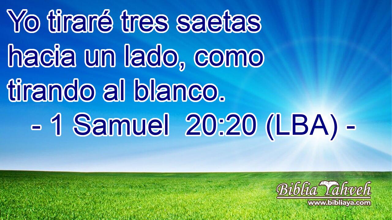 Yo tiraré tres saetas hacia un lado, como tirando al blanco.
