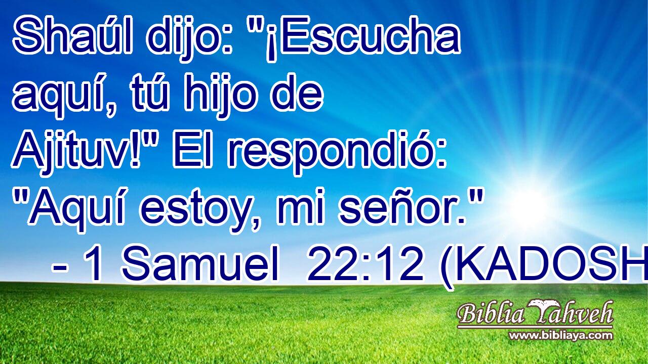  Shaúl dijo: 